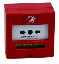 Déclencheur d\'alarme incendie spécial désenfumage