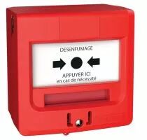 Déclencheur d\'alarme incendie spécial désenfumage