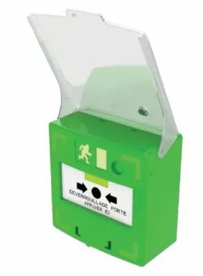 Dclencheur d\'alarme vert manuel 