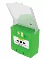 Déclencheur d\'alarme vert manuel 