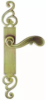 Ensemble Bayeux plaque 283 x 45 mm - entraxe 195 mm