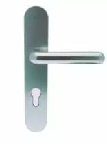 Ensemble Golf 2 - Plaque 220 x 42 mm - entraxe de fixation 195 mm - Argent