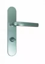 Ensemble Logio - Plaque 229 x 42 mm - entraxe de fixation 195 mm - Argent