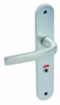 Ensemble Logio - Plaque 229 x 42 mm - entraxe de fixation 195 mm - Argent