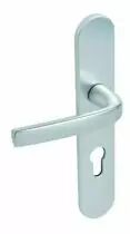 Ensemble Logio - Plaque 229 x 42 mm - entraxe de fixation 195 mm - Argent