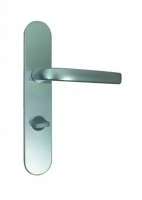Ensemble Logio - Plaque 229 x 42 mm - entraxe de fixation 195 mm - Argent