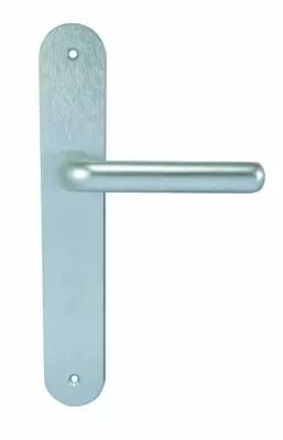 Ensemble Qubec design - Plaque 228 x 42 mm - entraxe de fixation 195 mm - Argent