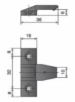 Ferrure d\'assemblage keku AS