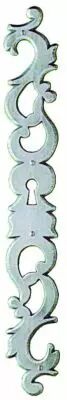 Finition fer brut acier - entre ancienne pour porte - Hauteur 275 mm - largeur 35 mm