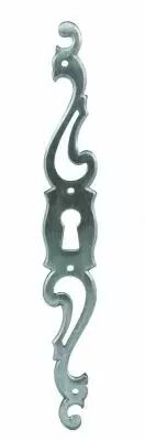Finition fer brut acier - entre coq chanfreine pour porte