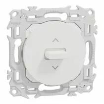 Gamme d\'appareillage mural Odace blanc craie