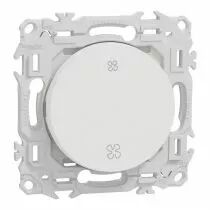 Gamme d\'appareillage mural Odace blanc craie