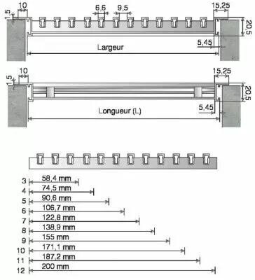 Grille cache radiateur alu anodis naturel