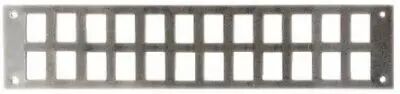 Grille permanente en applique - rectangulaire acier inoxydable