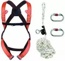 Harnais de sécurité Delta Plus kit anti-chute vertical à corde 10 m