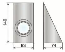 Kit 3 spots rectangles Sun - blanc neutre