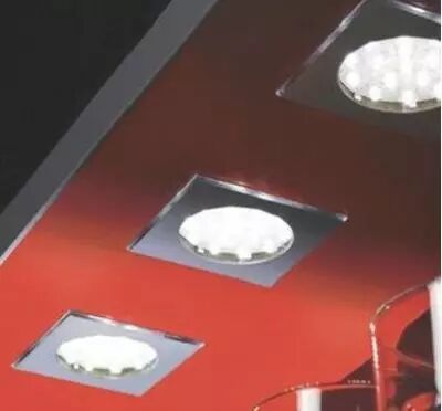 Kit 3 spots Sign square - sign Square - 3 x 2,3 Watts / 12 V