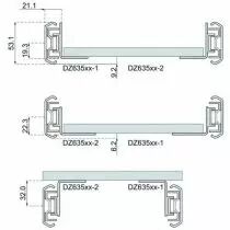 Kit équerre DB 635 pour glissières 5321