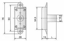 Kit serrure espagnolette - 2686