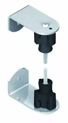 Kit supports droits pour poigne barreau inox Diva XIV