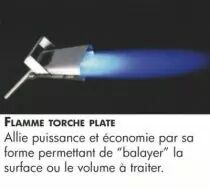 Lances à brûler et à chauffer - flamme plate