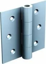 Monture et charnière - porte à déplacement latéral sur rail en fer plat