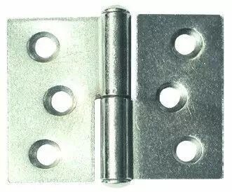 Paumelle  noeud rond acier nickel