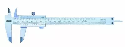 Pied à Coulisse Vernier Inox 0-150 Mm - Précision 0,02 Mm - Avec Coffret De Rangement
