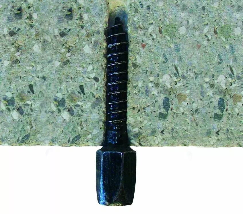 Piton de suspension support béton