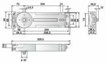 Pivot linteau RTS 85