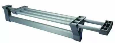 Porte-cintres coulissant - aluminium anodis mat