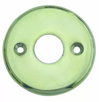 Rosace seule ronde - paisseur 3 mm -  45 mm - laiton poli