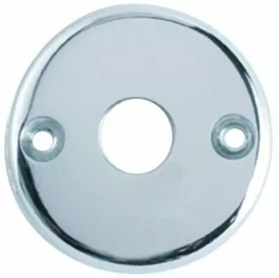 Rosace seule ronde - paisseur 5 mm -  50 mm - chrom