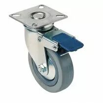 Roulette pour l\'&eacute;quipement des collectivit&eacute;s novoplex - &agrave; platine 50 x 50 mm