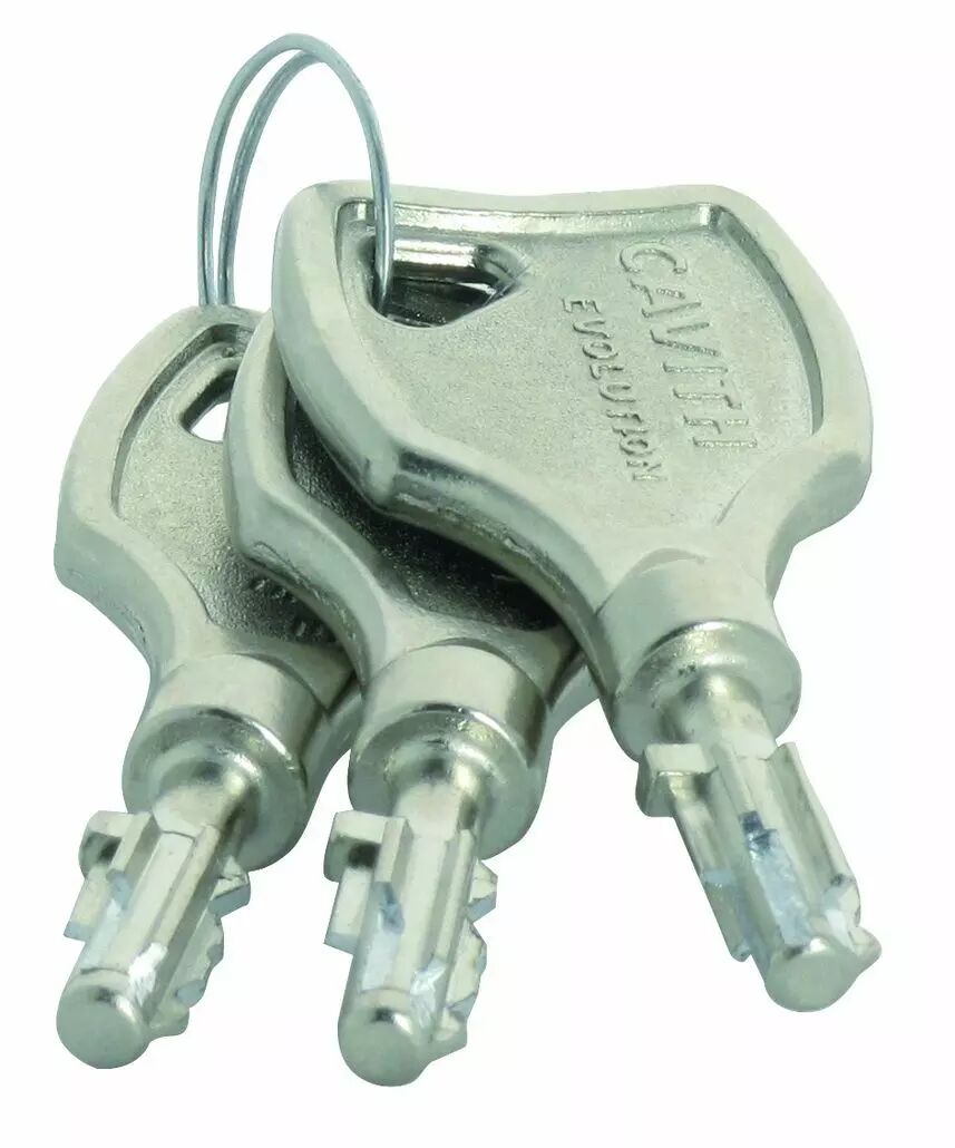 ISEO CAVERS Serrure 3 Points Multiblindo Inox ISEO Pêne