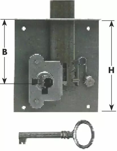 Petite serrure Vachette de meubles, armoires et tiroirs