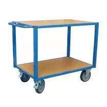 Servante d\'atelier 2 plateaux bois - charge 500 kg
