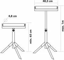 Servantes d\'atelier à rouleaux et/ou à billes