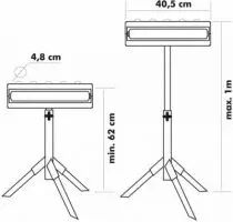 Servantes d\'atelier à rouleaux et/ou à billes