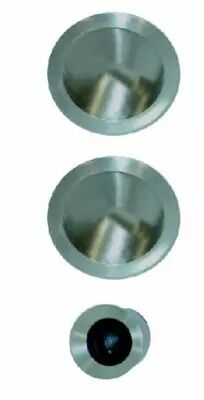 Set porte coulissante inox - aveugle