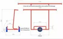 Transporteur multi-usages à bras extensibles - force 450 kg